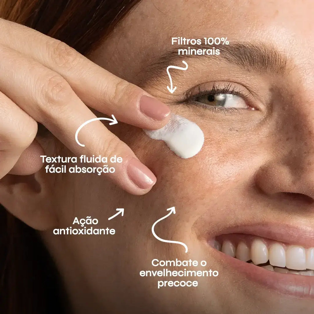 Protetor Solar Mineral Fluido FPS 50 FPUVA 16