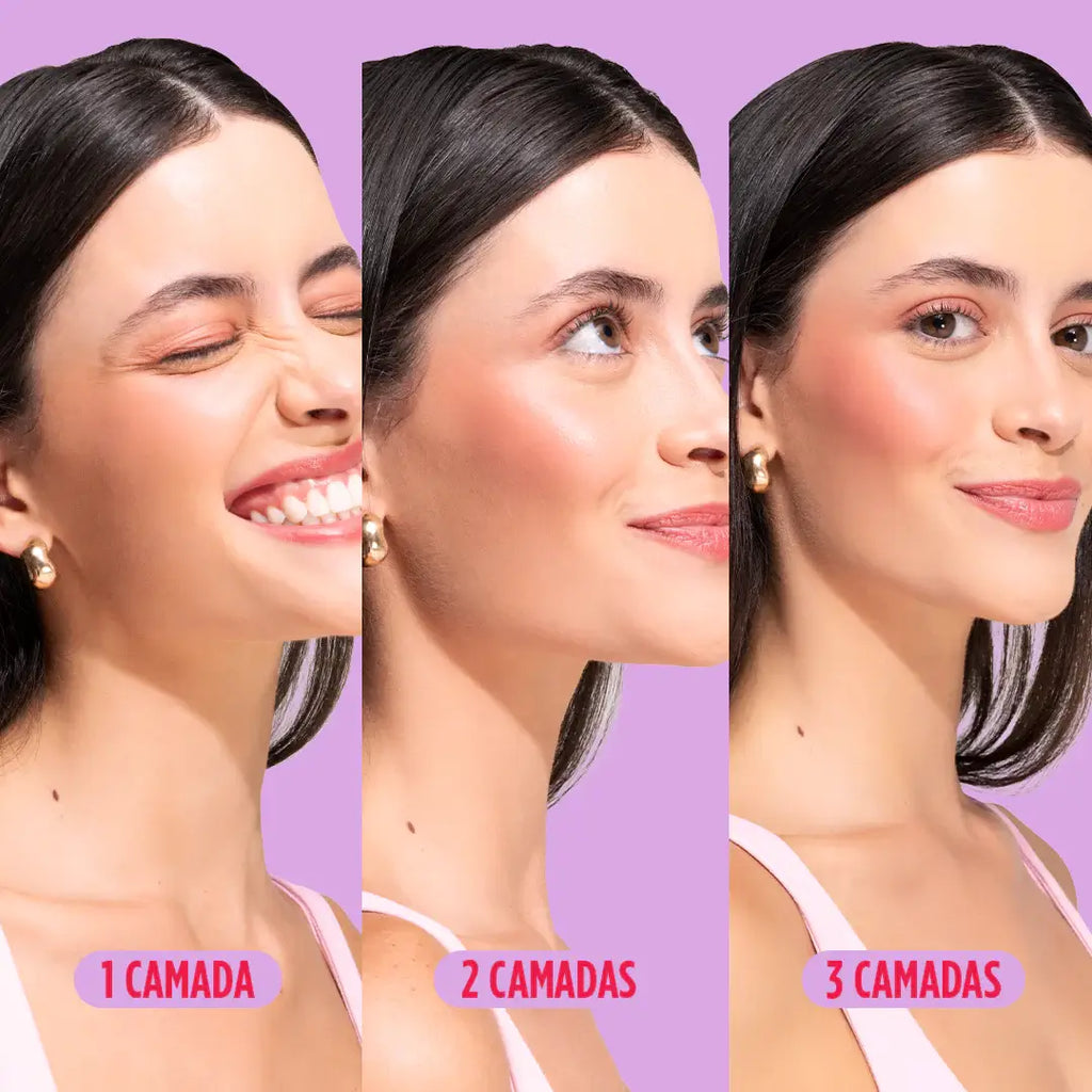 Bastão 3 em 1 - Blush, Batom e Sombra FPS 95