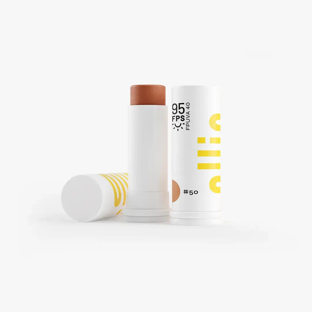 Protetor Solar em Bastão Com Cor FPS 95